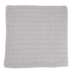 Matri Aava Bed Cover, 200 X 260 Cm, Light Grey