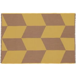 Muuto Sway Throw, Mustard