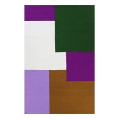 Finarte Kortteli Rug, Lilac - White