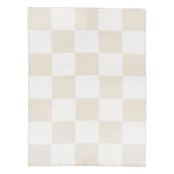 Anno Ala Throw, 130 X 180 Cm, White - Sand