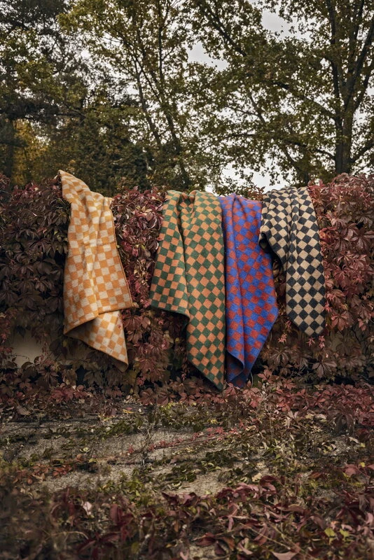 Anno Arkiivi Throw, 130 X 180 Cm, Beige - Orange 8 Anno Arkiivi Throw, 130 X 180 Cm, Beige - Orange - Image 6