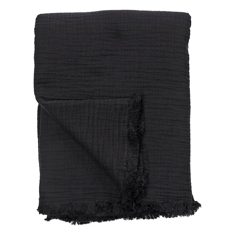 Anno Arkki Bed Spread, 160 X 260 Cm, Black 4 Anno Arkki Bed Spread, 160 X 260 Cm, Black - Image 2