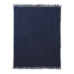 MENU Battus Throw, Indigo -Fine Home Textiles Store Battus blanket Indigo full VS