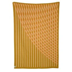 Røros Tweed Bislett Throw 200 X 135 Cm, Peach - Pistachio