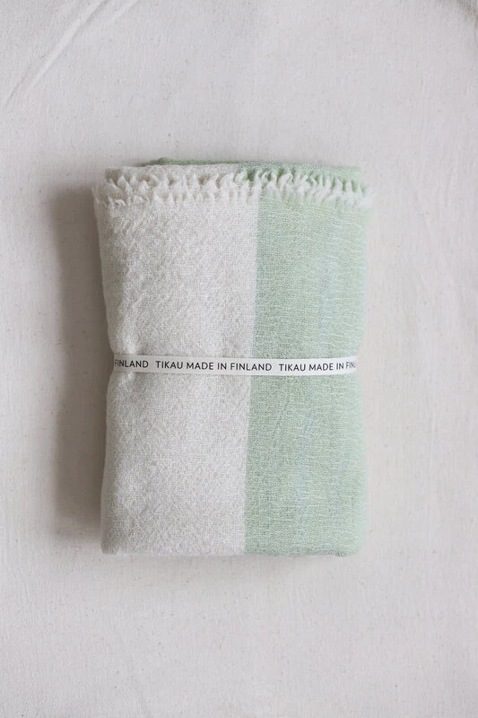 Tikau Block Throw, 145 X 185 Cm, Green 4 Tikau Block Throw, 145 X 185 Cm, Green - Image 2