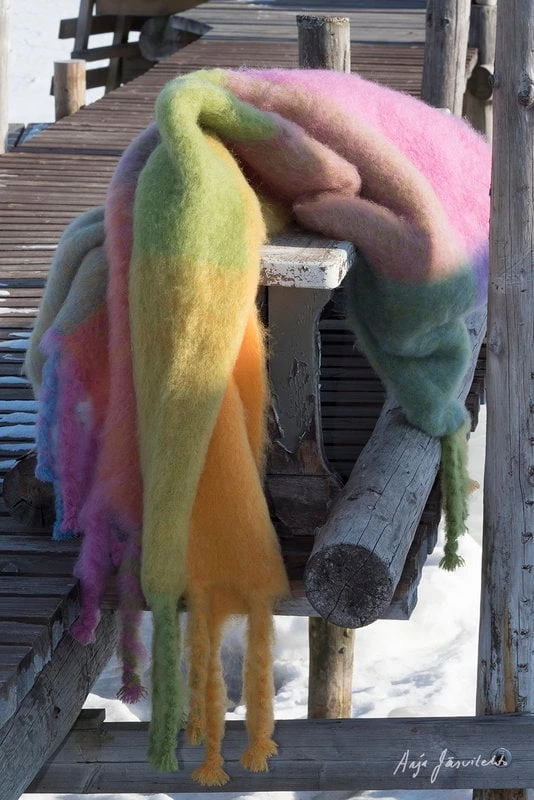 Lena Rewell BonBon Mohair Blanket 130 X 180 Cm 4 Lena Rewell BonBon Mohair Blanket 130 X 180 Cm - Image 2