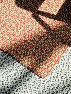 HAY Braided Rug, Grey 10 HAY Braided Rug, Grey -Fine Home Textiles Store Braided Rug grey red