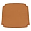 Carl Hansen & Søn CH24 Wishbone Cushion, Light Brown Leather Loke 7050 -Fine Home Textiles Store CHS CUCH24 HR RAI 7050 LYSBRUN Leather Loke 7050