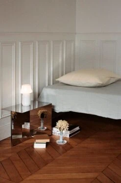 HAY Crinkle Bedspread, 260 X 260 Cm, Cool Grey -Fine Home Textiles Store Crinkle Bedspread cool grey Apollo Portable Lamp white Slit Table Oblong mirror Flare Milk Stripe Candleholder blue