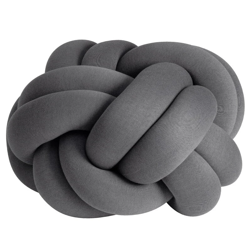 Design House Stockholm Knot Cushion, XL, Grey 3 Design House Stockholm Knot Cushion, XL, Grey