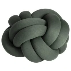 Design House Stockholm Knot Cushion, XL, Forest Green