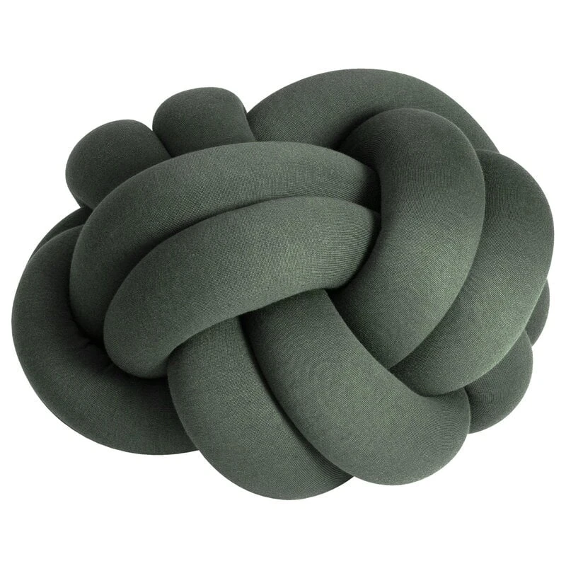 Design House Stockholm Knot Cushion, XL, Forest Green 3 Design House Stockholm Knot Cushion, XL, Forest Green