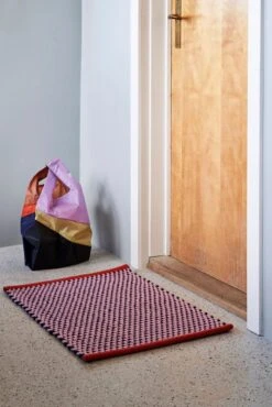 HAY Door Mat, Pink 9 HAY Door Mat, Pink -Fine Home Textiles Store Door Mat pink Six Colour Bag M no 4