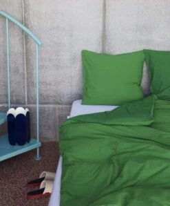 HAY Duo Pillowcase, Matcha 11 HAY Duo Pillowcase, Matcha -Fine Home Textiles Store Duo Pillow Case matcha Duo Duvet Cover matcha Waffle Multi Slippers cream multi Arcs Shade cobalt blue