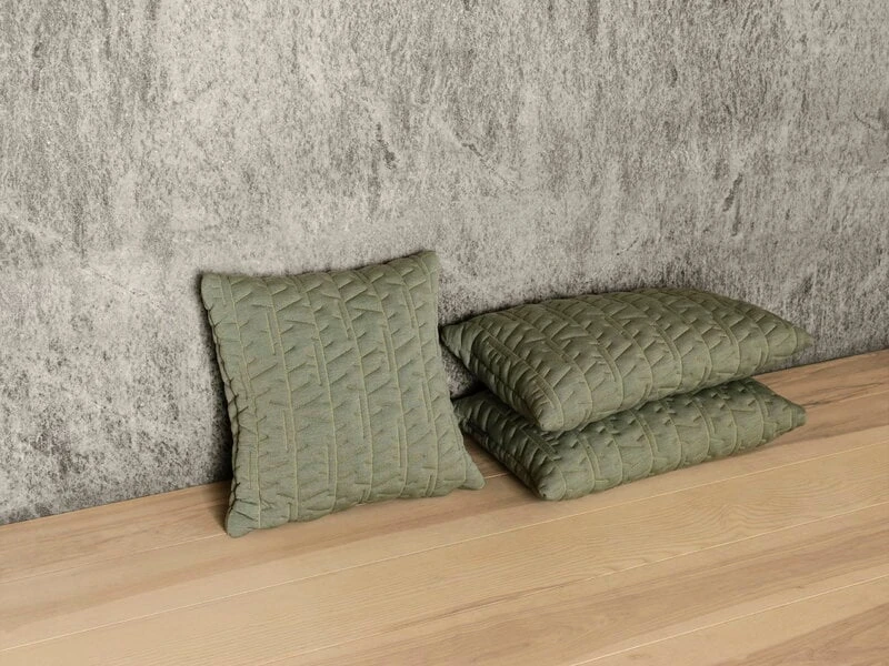Fritz Hansen AJ Tassel Cushion, 36 X 56 Cm, Pale Green 4 Fritz Hansen AJ Tassel Cushion, 36 X 56 Cm, Pale Green - Image 2