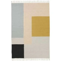 Ferm LIVING Kelim Rug, Squares, 160 X 250 Cm