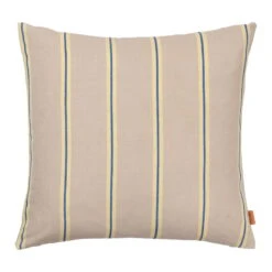 Ferm LIVING Grand Cushion, 50 X 50 Cm, Oyster - Lemon - Bright Blue