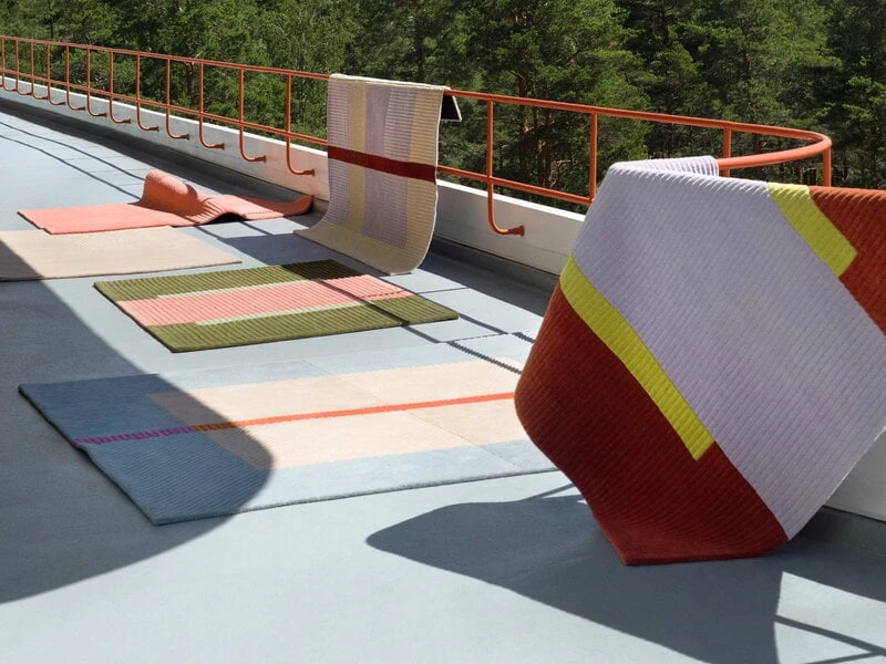 Finarte Ametisti Rug, Beige - Lilac 6 Finarte Ametisti Rug, Beige - Lilac - Image 4