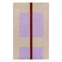 Finarte Ametisti Rug, Beige - Lilac