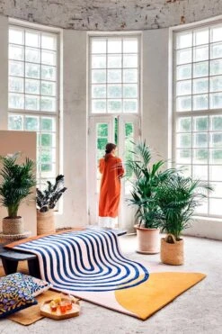 Finarte Atrium Rug, Pink-gold 13 Finarte Atrium Rug, Pink-gold -Fine Home Textiles Store Finarte AW19 collection Atrium 1 photo Suvi Kes l inen