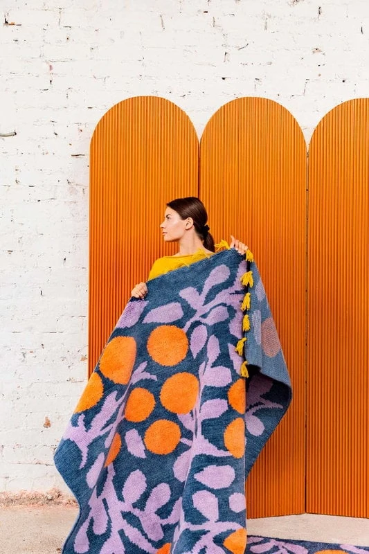 Finarte Terttu Rug, Blue 4 Finarte Terttu Rug, Blue - Image 2