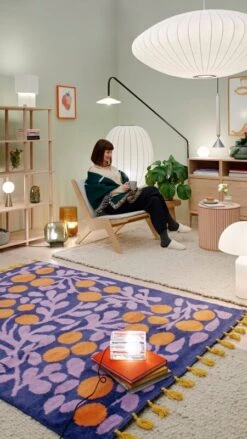 Finarte Terttu Rug, Blue 11 Finarte Terttu Rug, Blue -Fine Home Textiles Store Finnish Design Shop Lights21027 hires 1