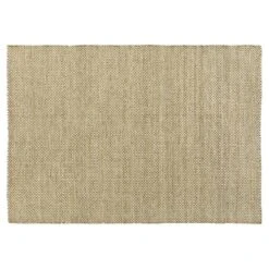 HAY Moiré Kelim Rug, Olive
