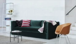 HAY Moiré Kelim Rug, 140 X 200 Cm, Grey 9 HAY Moiré Kelim Rug, 140 X 200 Cm, Grey -Fine Home Textiles Store HAY Moire Kelim grey