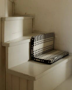 Lokal Helsinki Step Pillow, Nereus, Black -Fine Home Textiles Store HanniKoroma STEP pillow lokalhelsinki2020 2