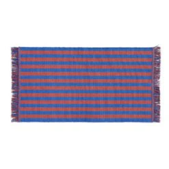 HAY Stripes And Stripes Door Mat, Cacao Sky