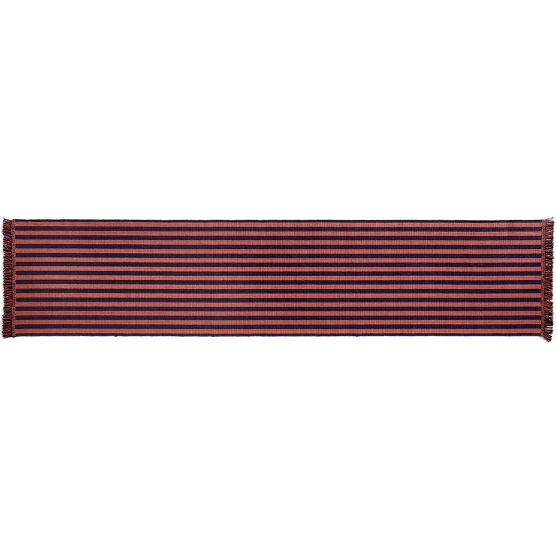 HAY Stripes And Stripes Rug, 65 X 300 Cm, Navy Cacao 3 HAY Stripes And Stripes Rug, 65 X 300 Cm, Navy Cacao