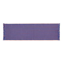 HAY Stripes And Stripes Rug, 60 X 200 Cm, Cacao Sky