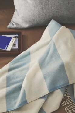 Silkeborg Uldspinderi The Sweater Throw, Blue 7 Silkeborg Uldspinderi The Sweater Throw, Blue -Fine Home Textiles Store Heg Mller 200625 Silkeborg Uldspinderi10590 copy