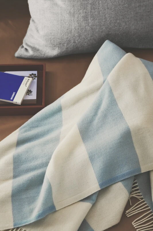 Silkeborg Uldspinderi The Sweater Throw, Blue 5 Silkeborg Uldspinderi The Sweater Throw, Blue - Image 3