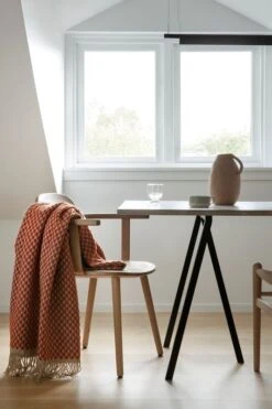 Røros Tweed Isak Throw, 150 X 210 Cm, Red Sumac 11 Røros Tweed Isak Throw, 150 X 210 Cm, Red Sumac -Fine Home Textiles Store ISAK 5353 Red Sumac