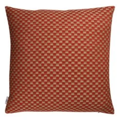 Røros Tweed Isak Cushion, 60 X 60 Cm, Red Sumac