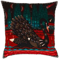 Klaus Haapaniemi & Co. Black Swan Cushion Cover, Velvet