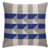 Røros Tweed Kvam Cushion, 50 X 50 Cm, Blue
