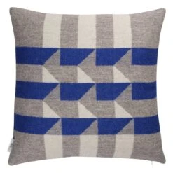 Røros Tweed Kvam Cushion, 50 X 50 Cm, Blue