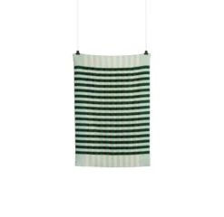 Røros Tweed Kvam Throw, 135 X 200 Cm, Green -Fine Home Textiles Store KVAM THROW 5213 FRONT white