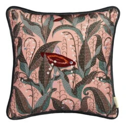 Klaus Haapaniemi & Co. Lily Of The Valley Cushion Cover, 50 X 50 Cm, Velvet, Mauve