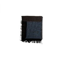 Røros Tweed Lofoten Throw, 210 X 150 Cm, Blue - Mule -Fine Home Textiles Store LOFOTEN THROW 4551 THUMB white
