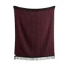 Røros Tweed Lofoten Throw, 210 X 150 Cm, Burgundy - Mint 1 Røros Tweed Lofoten Throw, 210 X 150 Cm, Burgundy - Mint -Fine Home Textiles Store Lofoten viltti 210 x 150 cm burgundi minttu TM