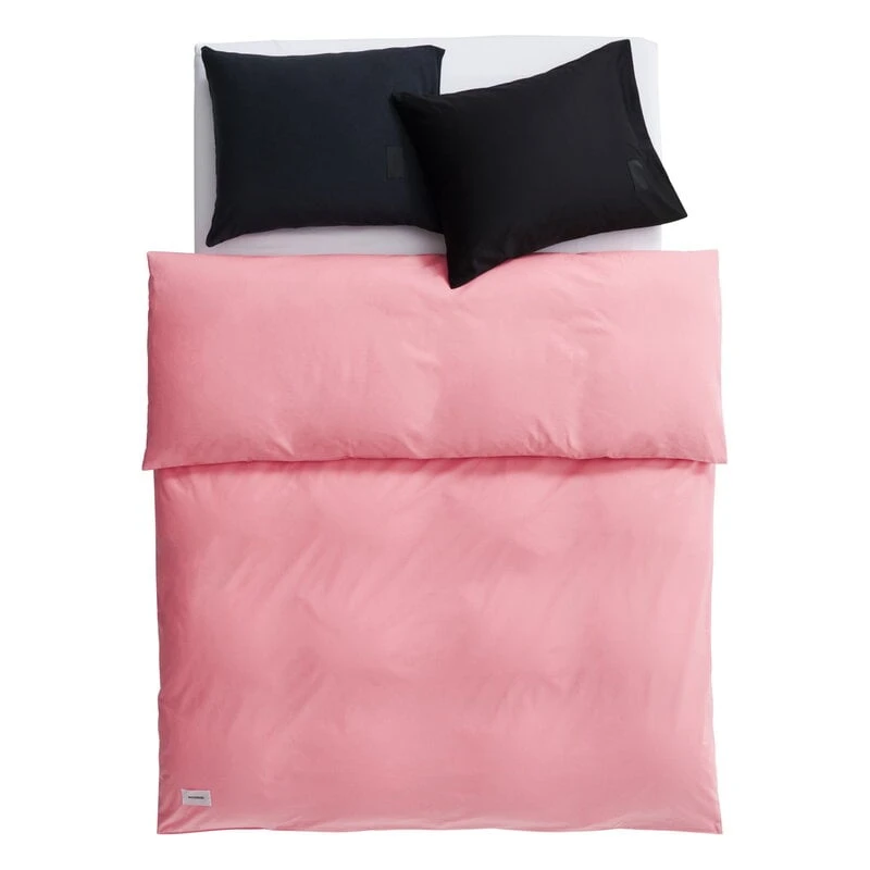 Magniberg Pure Poplin Duvet Cover, Coral Pink 5 Magniberg Pure Poplin Duvet Cover, Coral Pink - Image 3