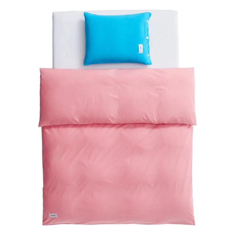 Magniberg Pure Poplin Duvet Cover, Coral Pink 7 Magniberg Pure Poplin Duvet Cover, Coral Pink - Image 5
