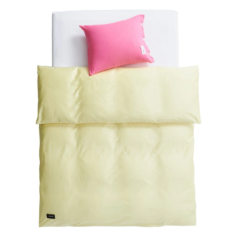 Magniberg Pure Sateen Duvet Cover, Lemonade 5 Magniberg Pure Sateen Duvet Cover, Lemonade - Image 3