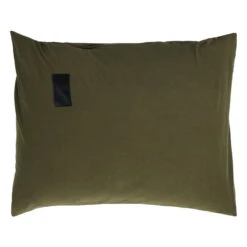 Magniberg Nude Jersey Pillowcase, Washed Army Green