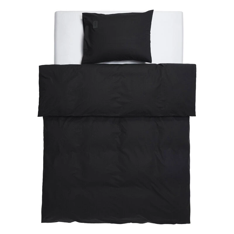 Magniberg Pure Poplin Pillowcase, Black 4 Magniberg Pure Poplin Pillowcase, Black - Image 2