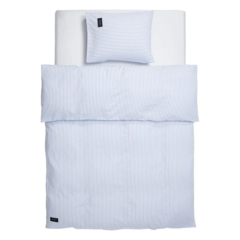 Magniberg Wall Street Oxford Pillowcase, Striped White 5 Magniberg Wall Street Oxford Pillowcase, Striped White - Image 3