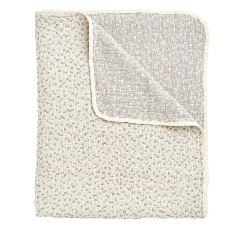 Matri Enni Single Bed Cover, 160 X 260 Cm, Fog Blue 3 Matri Enni Single Bed Cover, 160 X 260 Cm, Fog Blue